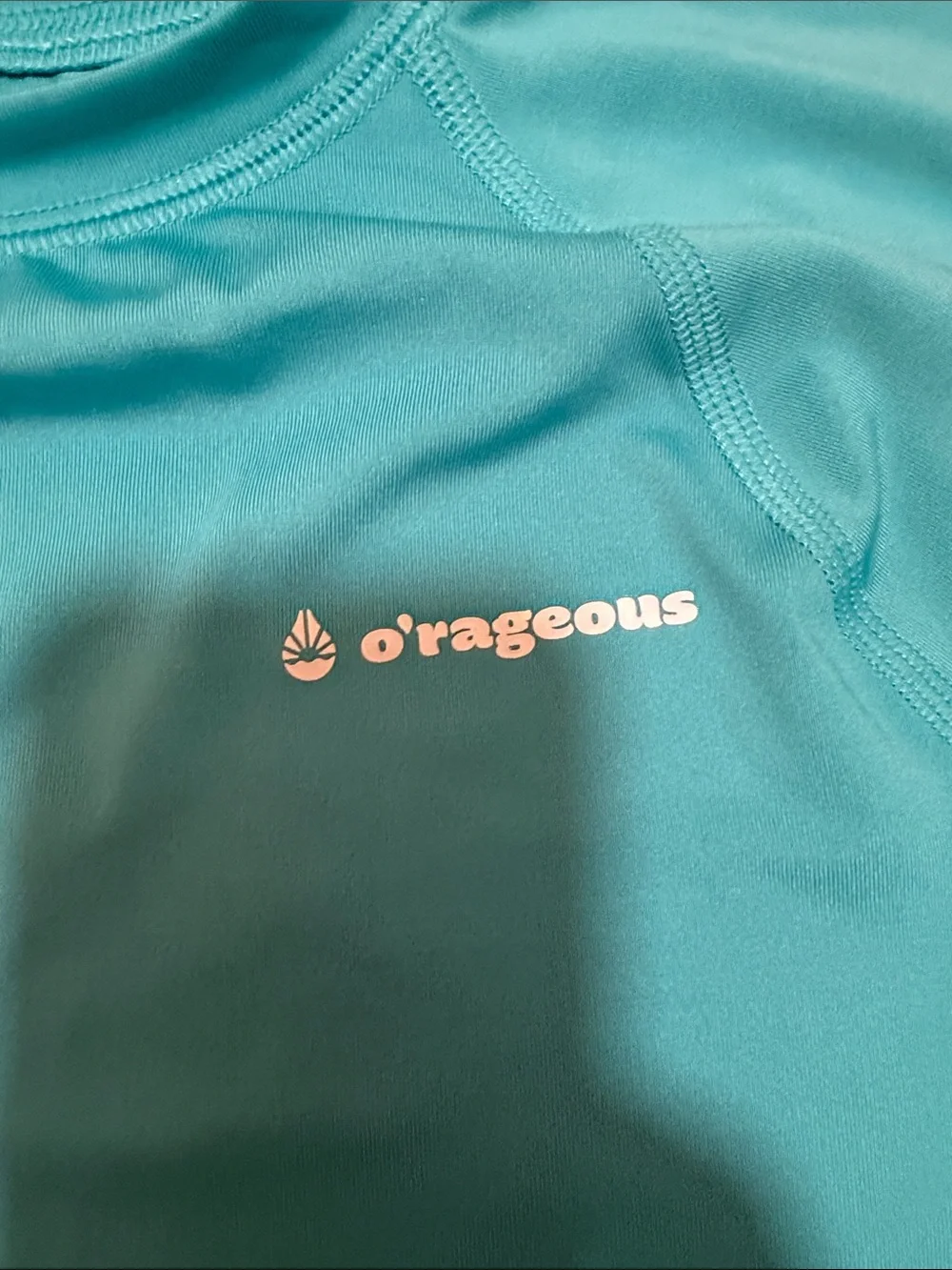 O'rageous Kids Short Sleeve Performance Tee - Teal Size Large